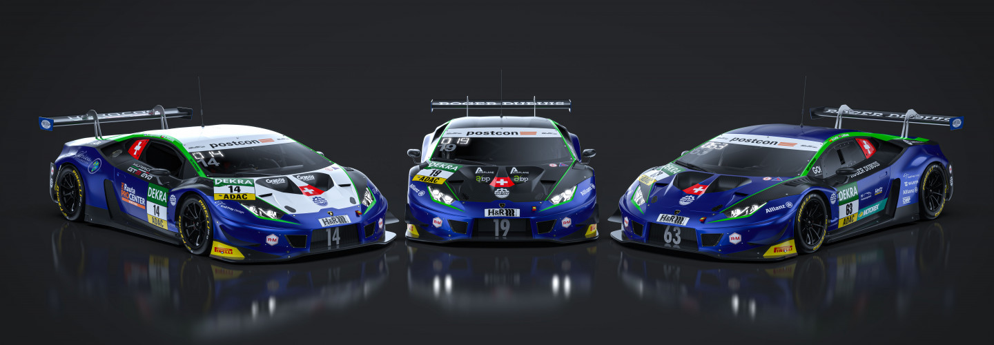 Emil Frey Racing setzt drei Lamborghini Huracán GT3 EVO ein