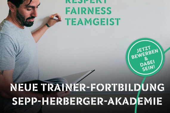 Neue Trainer-Fortbildung „Sepp-Herberger-Akademie“ – jetzt bewerben und dabei sein
