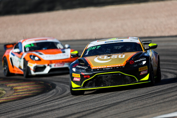Siegerauto: Der Aston Martin Vantage GT4 von Ortmann/Sasse