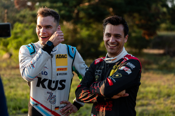 Laurin Heinrich und Clemens Schmid (l-r) entschieden die Rallye-Competition für sich