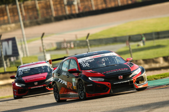 Dominik und Marcel Fugel sorgten 2020 beim Heimspiel für einen Honda-Doppelsieg