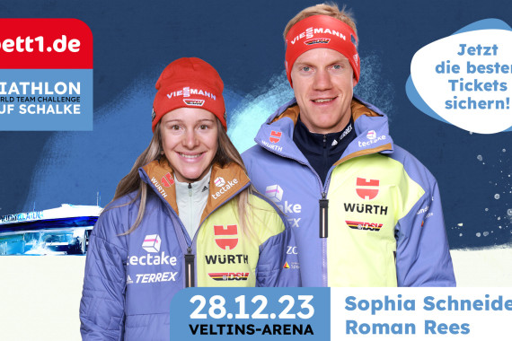 Roman Rees und Sophia Schneider gehen für Deutschland beim 20. Jubiläum des beliebten Events als Team 1 an den Start.