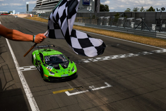 Erster Sieg für den Lamborghini Huracán GT3 Evo2 im ADAC GT Masters