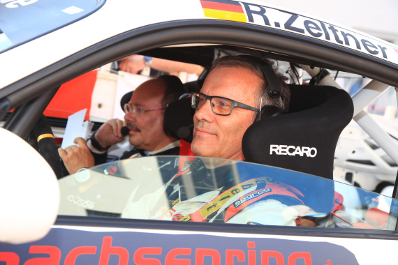 Im Rallye-Cockpit: Ruben Zeltner