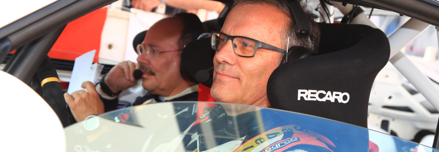 Im Rallye-Cockpit: Ruben Zeltner
