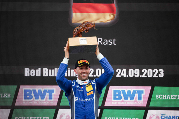 BMW-Werksfahrer René Rast feierte seinen ersten Saisonsieg