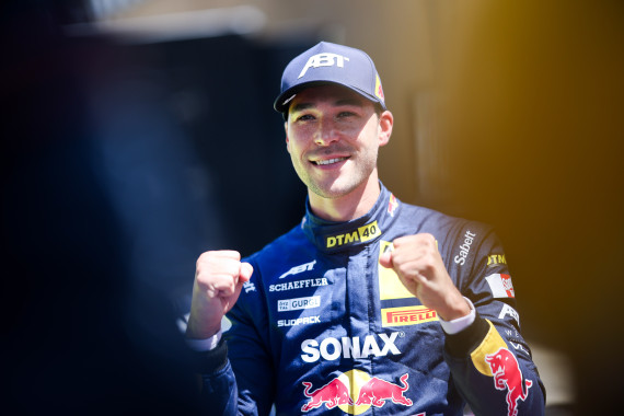 Als Tabellenführer reist Audi-Pilot Kelvin van der Linde an den Norisring