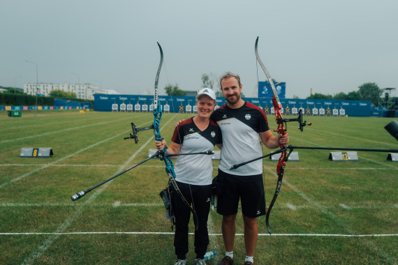 Michelle Kroppen und Florian Unruh gewinnen Bronze