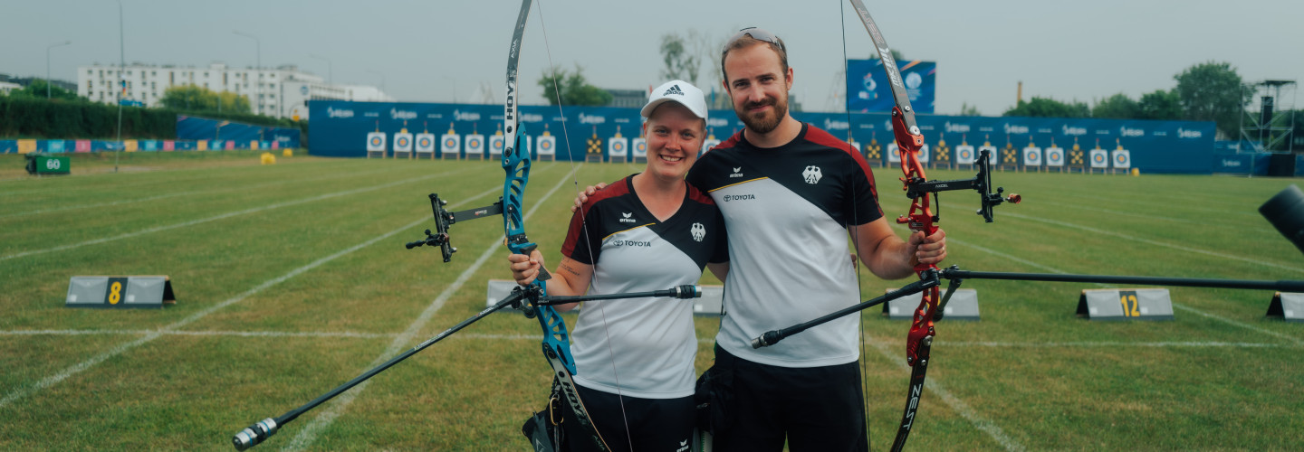 Michelle Kroppen und Florian Unruh gewinnen Bronze