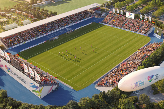 Die Spiele der kurzen Wege: Zwischen dem Carl Kaufmann Stadion und der Europahalle liegen beispielsweise 300 Meter.