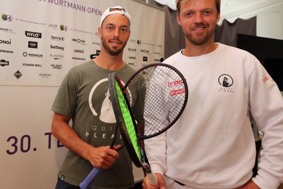 Tim Pütz (links) und Kevin Krawietz treffen in der ersten Runde auf Andreas Mies/Marcelo Demoliner