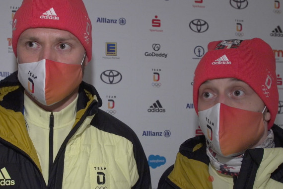 Im Interview sprechen die deutschen Rennrodler über ihren Silber-Erfolg bei den Olympischen Winterspielen.