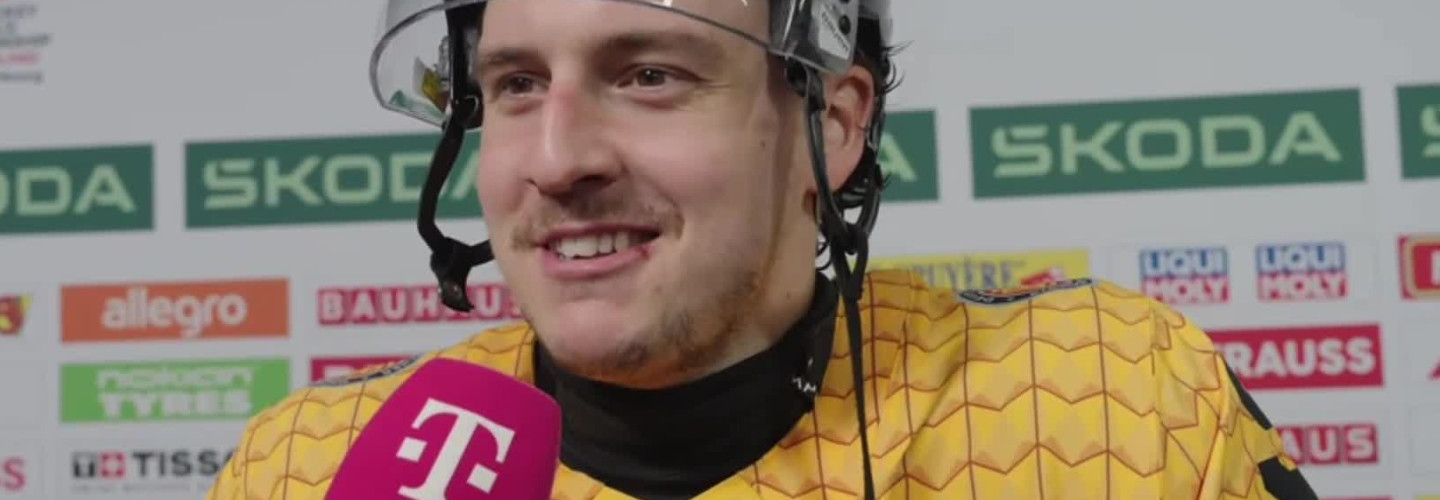 Leon Gawanke, dem als erstem deutschen Verteidiger in der WM-Geschichte ein Hattrick gelingt.