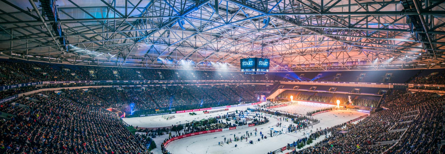 Biathlon auf Schalke in der Veltins-Arena