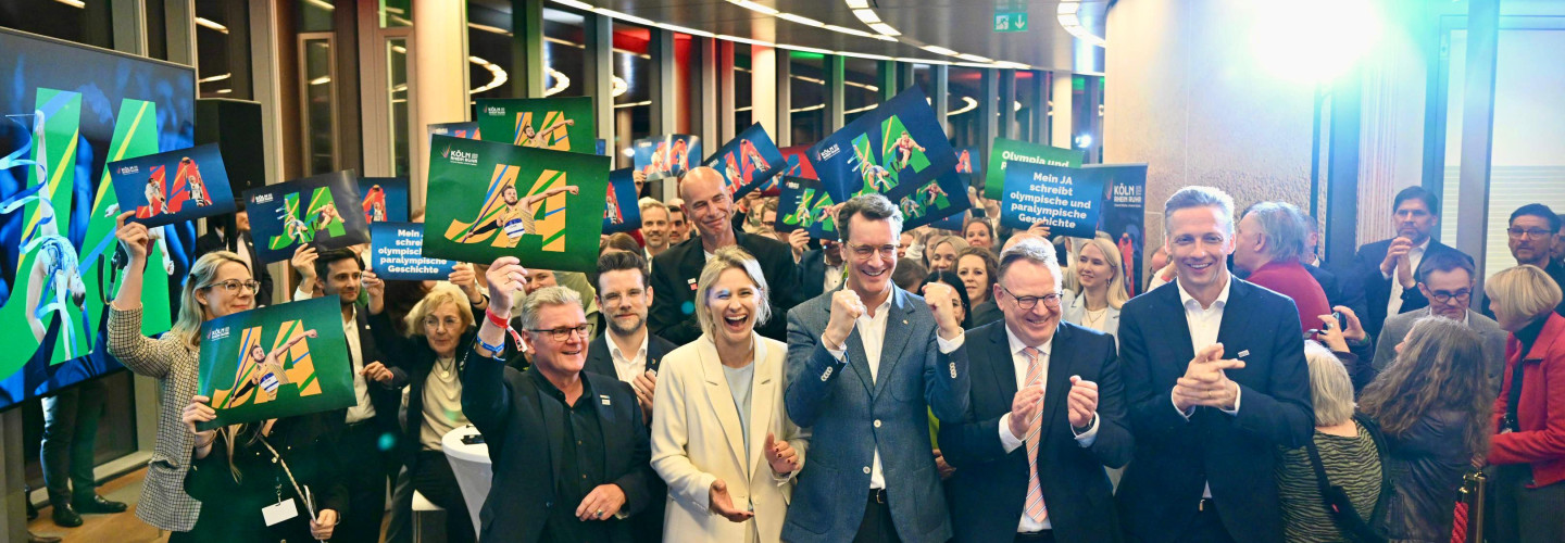 Überwältigendes JA! der Menschen zur Olympiabewerbung von KölnRheinRuhr!