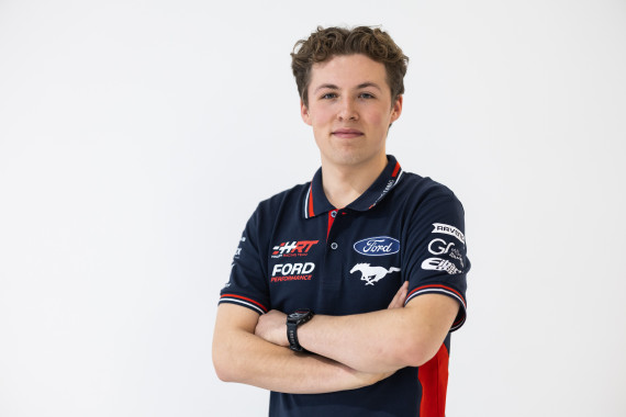 Emil Gjerdrum fährt zusammen mit Max Reis im Ford Mustang GT3 Evo