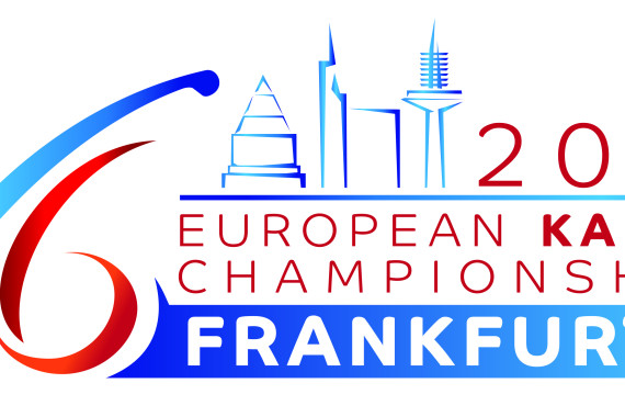 Logo der EM 2026 in Frankfurt