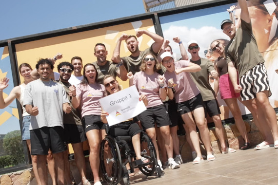 Am ersten Tag des Sporthilfe Club der Besten 2026 haben die Athlet*innen im Rahmen der Sporthilfe-Challenge "The First Five" eine Schnitzeljagd durch den Aldiana Club bestritten.