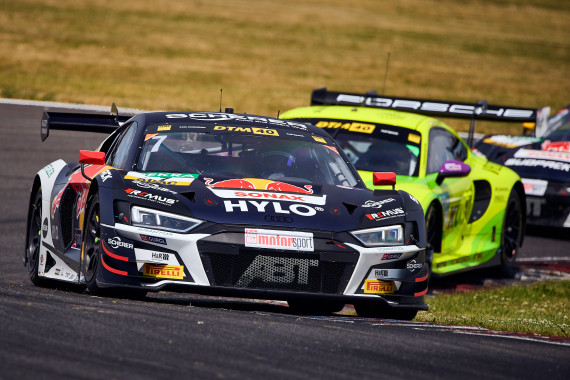 Ricardo Feller platziere seinen Audi R8 LMS GT3 Evo2 auf Rang drei