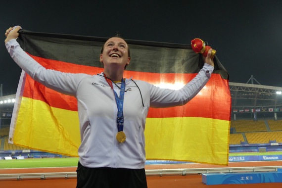 Gold für Antonia Kinzel im Diskuswurf