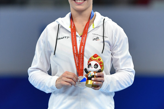 Sophia Scheder gewann die silberne Medaille