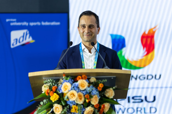 Mahmut Özdemir, Parlamentarischer Staatssekretär bei der Bundesministerin des Innern und für Heimat, bei den World University Games