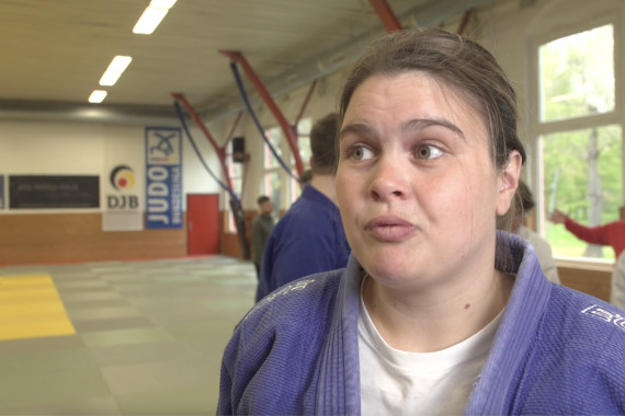 Im Interview sprechen die Special Olympics Athlet:innen u.a. über das Training mit Giovanna Scoccimarro.