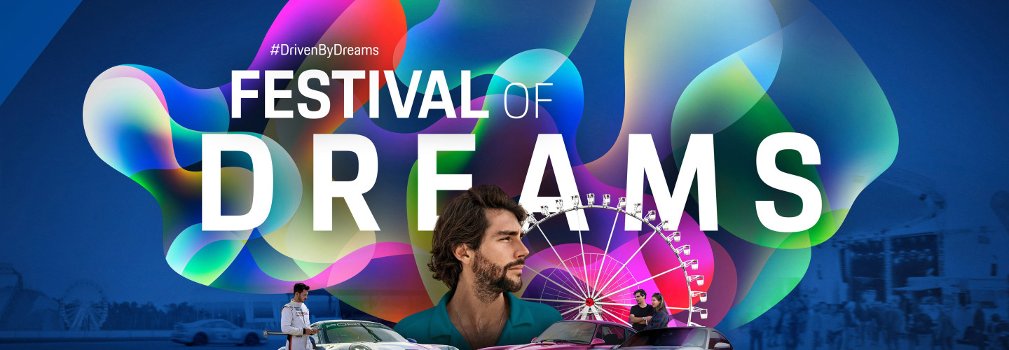 Das „Festival of Dreams“ findet anlässlich 75 Jahre Porsche-Sportwagen statt.