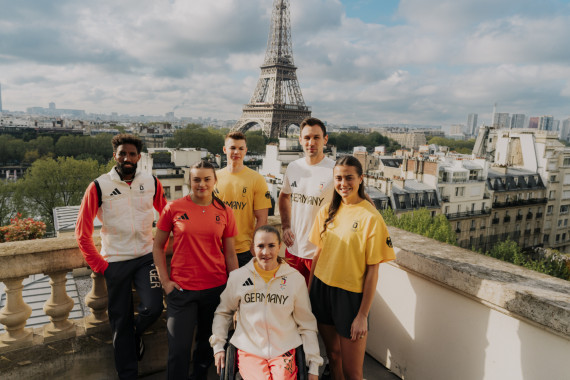 Adidas und Team Deutschland präsentieren ihre Outfits für die Olympischen Spiele und Paralympics in Paris 2024.