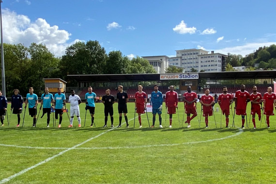 3. und 4. Spieltag der Amputierten-Fußball-Bundesliga 2022 in Wetzlar