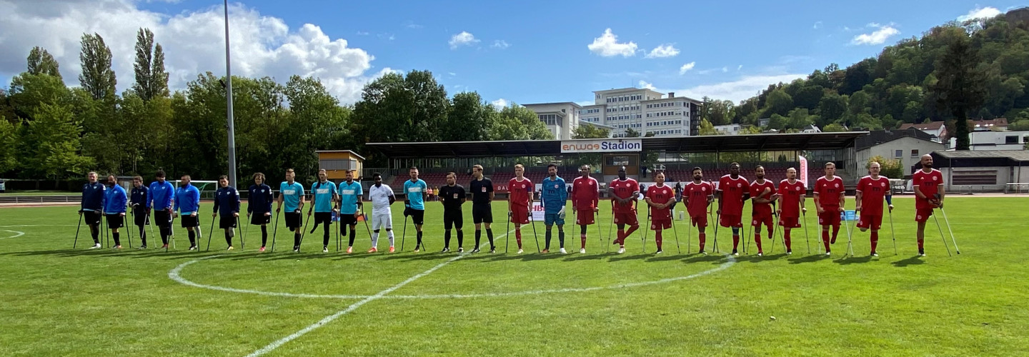 3. und 4. Spieltag der Amputierten-Fußball-Bundesliga 2022 in Wetzlar