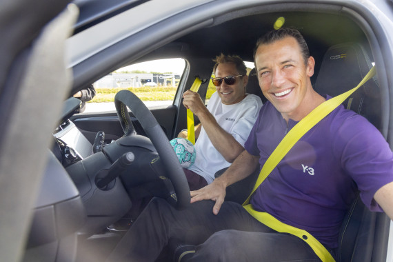Dominik Klein und Steffen Weinhold testen den neuen Opel Corsa GSE