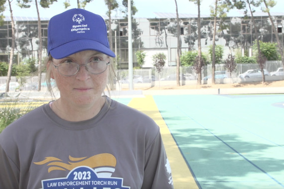 Im Interview spricht Natascha Wermelskirchen, Special-Olympics-Athletin, u.a. über ihre Erlebnisse beim Fackellauf durch Athen.