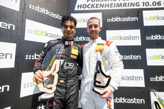 Das Haupt Racing Team fuhr in Hockenheim mit Arjun Maini und Petru Umbrarescu auf Rang zwei