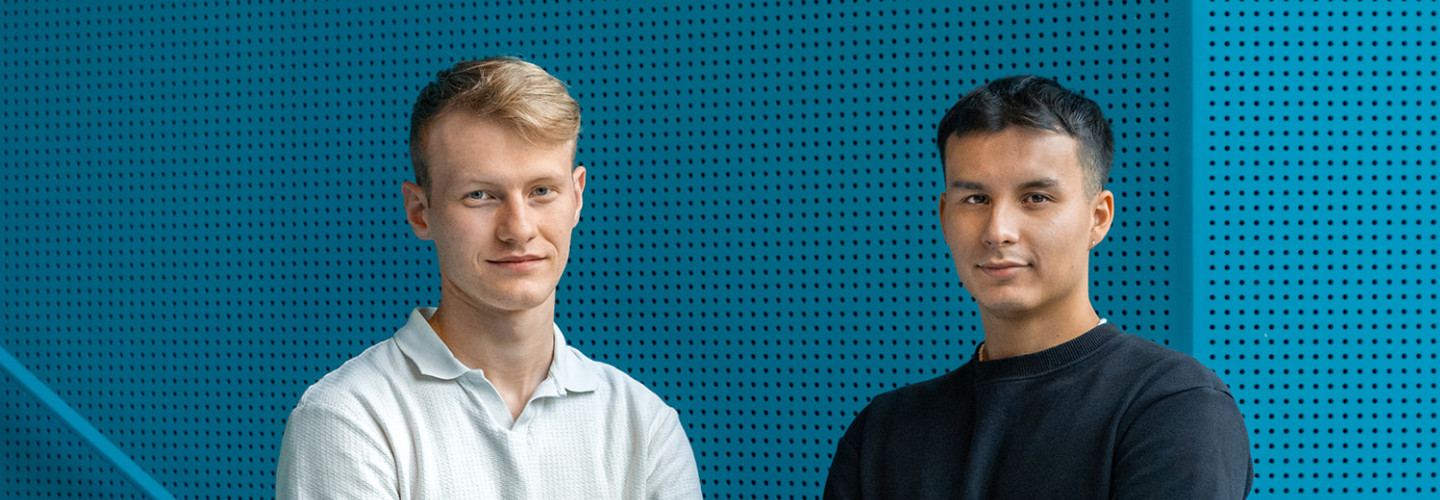 W1NNAS wurde 2022 von den Gründern Pablo Klüppelberg (r) und Ben Decker (l) ins Leben gerufen.