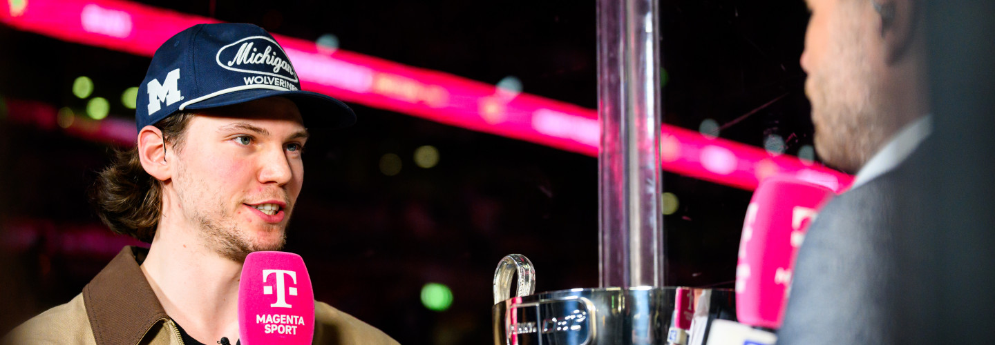 NHL-Star Moirtz Seider im MagentaSport-Interview