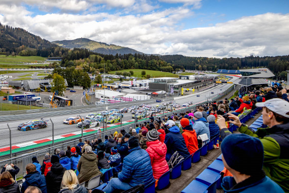 Am Red Bull Ring können bis zu 3.000 Fans pro Tag das ADAC GT Masters live erleben