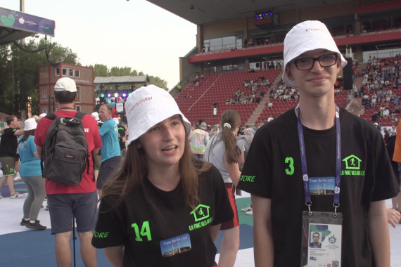 Interviews mit Gästen und Teilnehmern der Special Olympics Nationalen Spiele Berlin 2022.