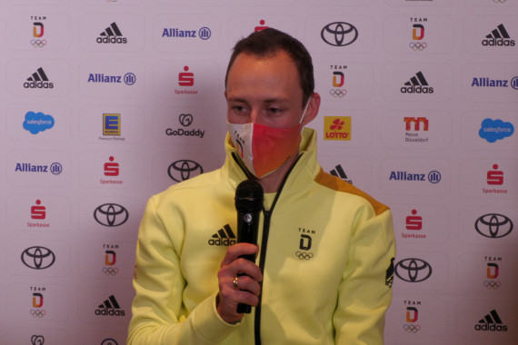 Kombinierer Eric Frenzel hat auf der Pressekonferenz des Team Deutschland über seine aktuelle Situation gesprochen.