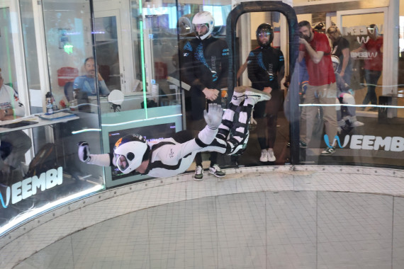 Niko Johann im Tunnel