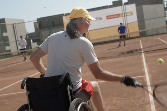 Am Vormittag des zweiten Tages standen ein Tennis- sowie ein Fitness-Workshop auf dem Programm.