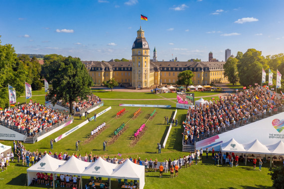 Kraftakt vor prachtvoller Kulisse: Tauziehen im Schlossgarten wird sicher ein Zuschauermagnet im Herzen
der Stadt.