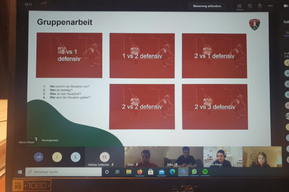 Ein digitaler Austausch bei Videokonferenzen war beim Moabiter FSV vor allem in Lockdown-Zeiten möglich.