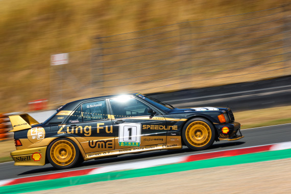 Arbeitsplatz für den Altmeister: Kurt Thiim steigt am Nürburgring zurück in den Mercedes 190E Evo II
