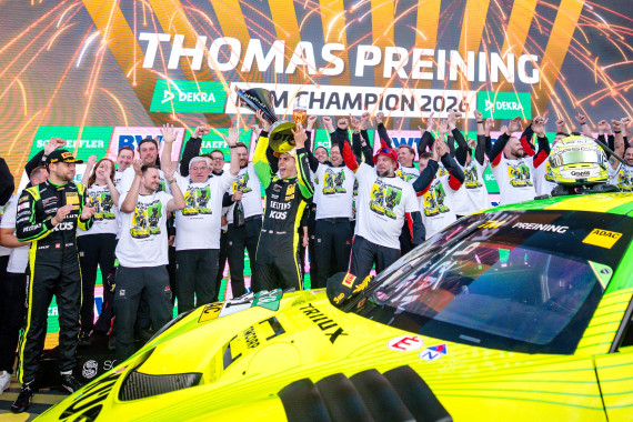 Als erster Österreicher sicherte sich Thomas Preining zum zweiten Mal die DTM-Trophäe