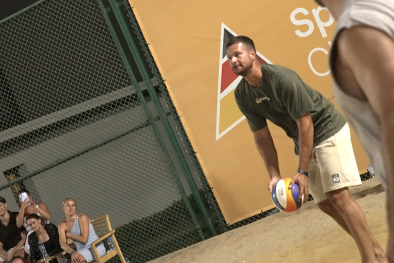 Schnittbilder des Beachvolleyball-Turniers