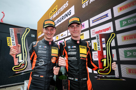 Tim Zimmermann und Leyton Fourie sind neue Tabellenführer des ADAC GT Masters