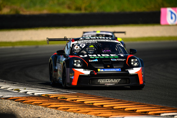 Kalle Rovanperä überzeugte in einem Porsche 911 GT3 Cup (Foto- Porsche Carrera Cup Benelux)