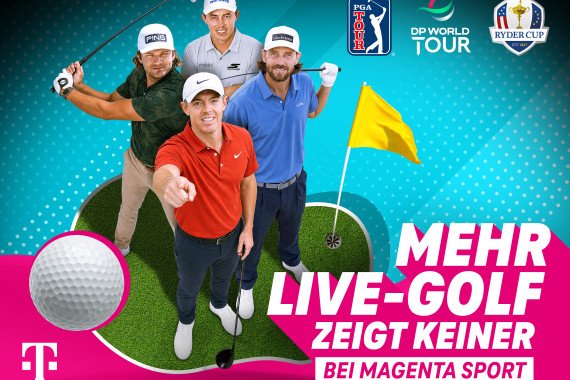 „Road to Ryder Cup 2027“ startet am morgigen Dienstag: Das größte Golf-Event der Welt wird 100 Jahre alt – MagentaSport bietet umfangreichste Berichterstattung der Geschichte rund um das Highlight des nächsten Jahres