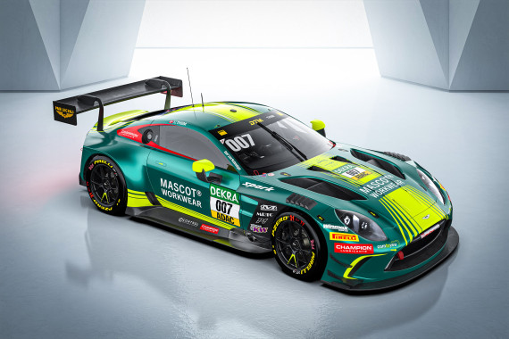 Nicki Thiims Startnummer „007“ ist eine Referenz an James Bond (Foto: Aston Martin)